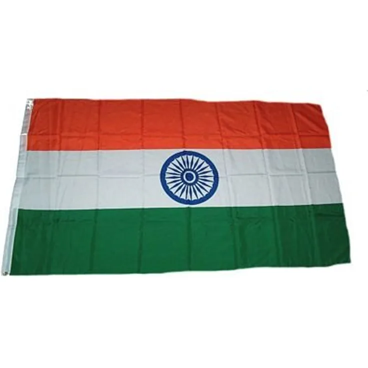 Flaggenking Indien Flagge - Fahne, Weiß, 150 cm x 90 cm