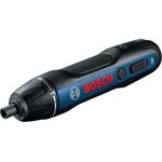 Bosch Professional GO Mini-Akkuschrauber 5Nm 1,5 Ah Akkukapazität, 3,6 V Akku integriert inkl. 25-tlg. Bit-Set, USB-Ladekabel, L-BOXX Mini