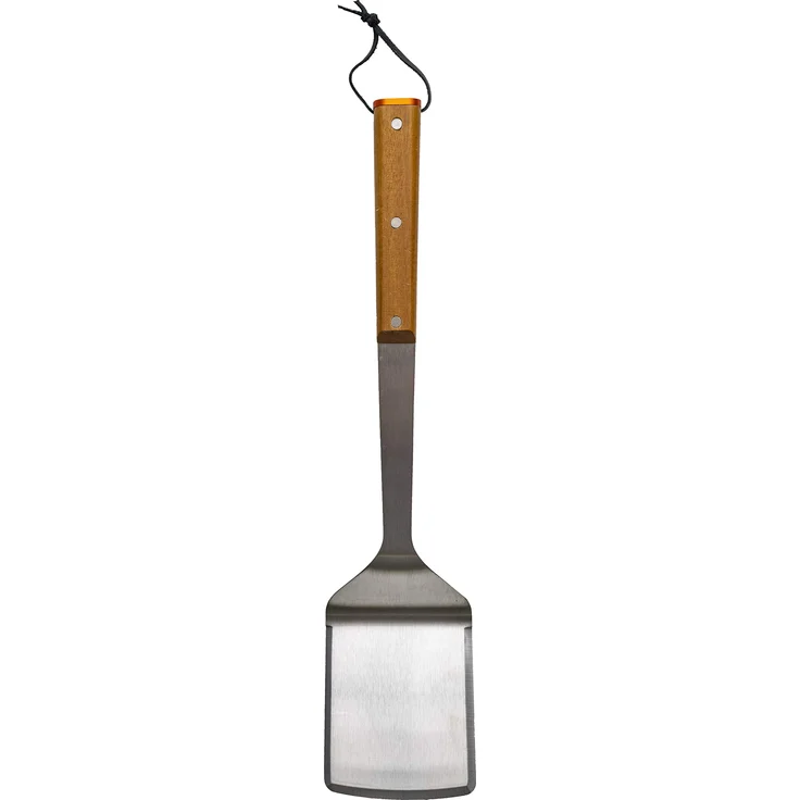 Traeger Grillwender Grillschaber, Edelstahl, GriffTeakholz