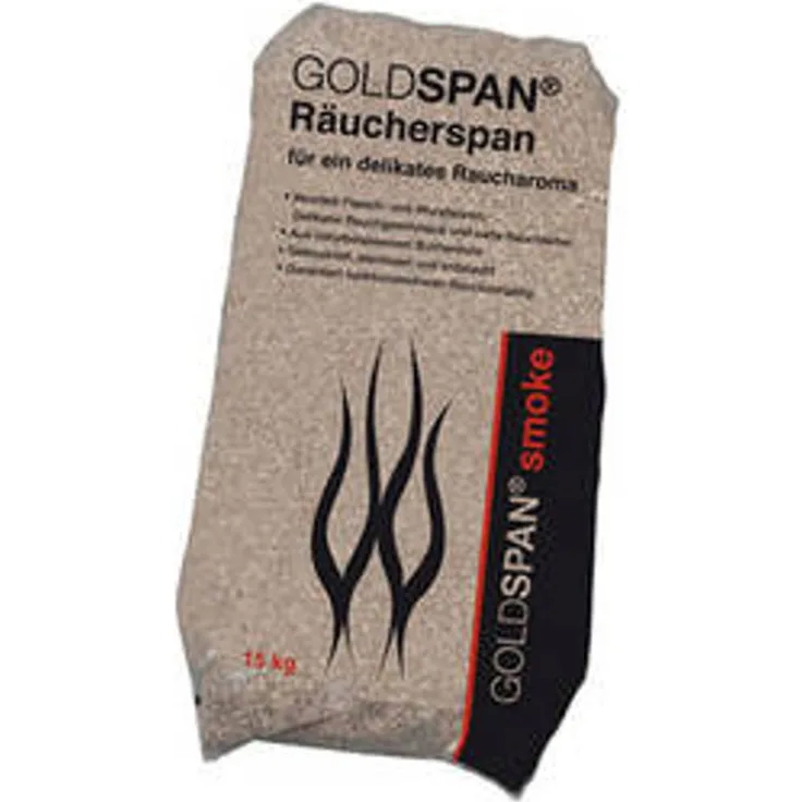 Brandenburg 15 kg Räucherspäne Goldspan B 5-10 0,4-1,0 mm