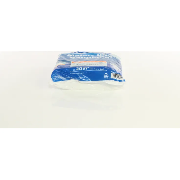 RENOVO Maler- und Bauplane Profi, transparent, 5 x 4 m x 80 µm