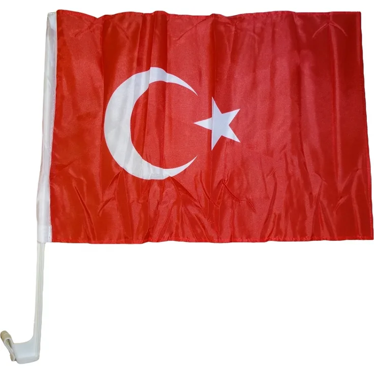 Autoflagge Türkei 30 x 40 cm Auto Flagge Fahne Autofahne Fensterflagge Fanfahne