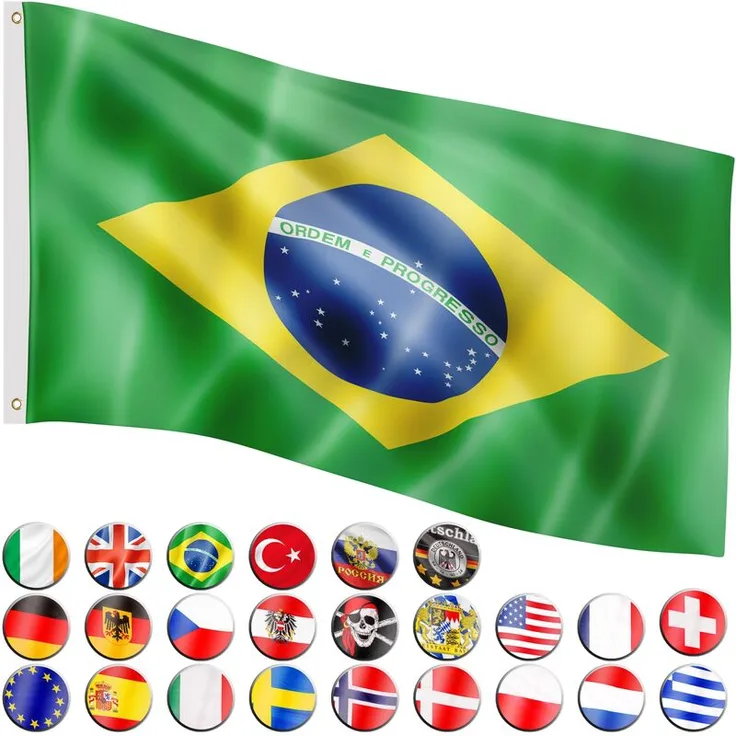  Fahne Brasilien Flagge - Flagmaster