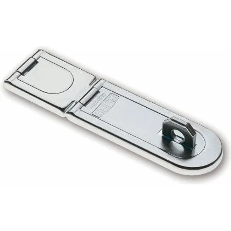 BURG-WÄCHTER Sicherheits-Vorrichtung für Vorhängeschloss, Für flächenbündige Türen, Panzer-Überfalle Edelstahl PMG 80 Ni SB