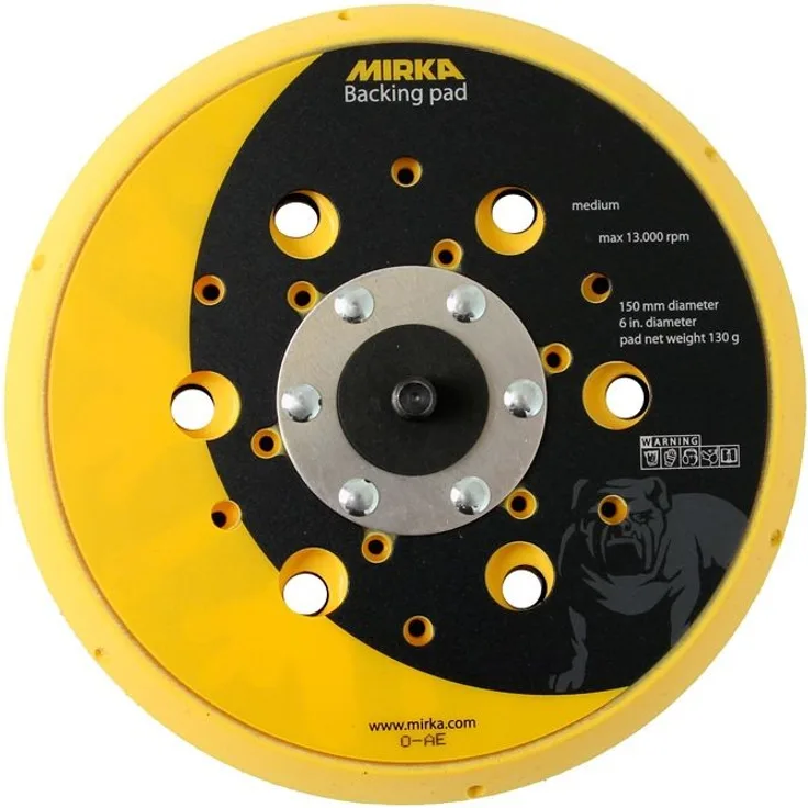 Mirka 8292605011 Schleifteller Abranet 5-16 Zoll Grip 48L Medium, 150 mm