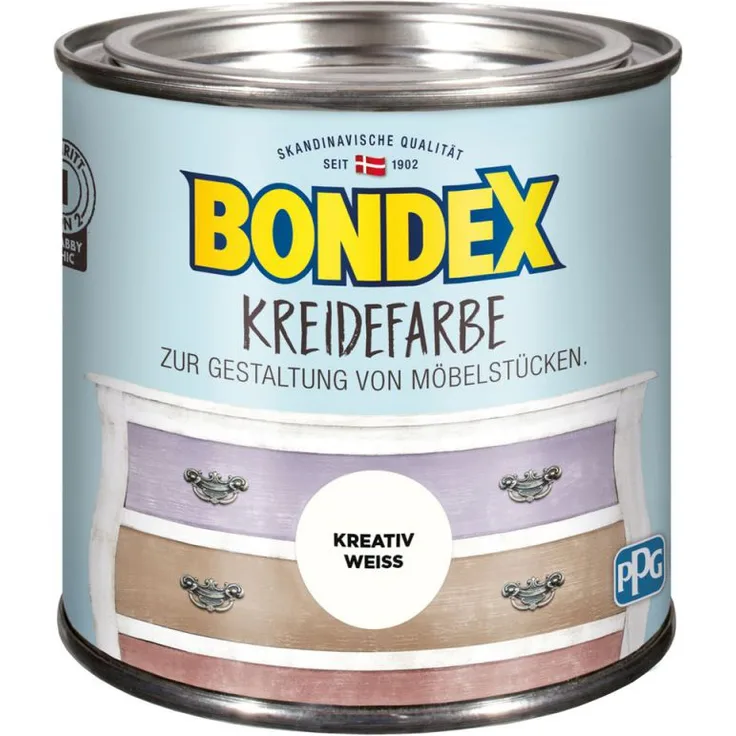 Bondex Kreidefarbe 500 ml, kreativ weiß