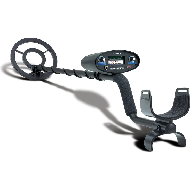 Bounty Hunter Tracker IV Metalldetektor Suchgerät mit Metallfilterfunktion, Diskriminierungsfunktion, ALL METALL und 2-Ton-Modus für münzgroße Objekte in Tiefen von bis zu 17 cm