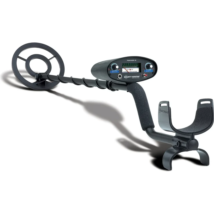 Bounty Hunter Tracker IV Metalldetektor Suchgerät mit Metallfilterfunktion, Diskriminierungsfunktion, ALL METALL und 2-Ton-Modus für münzgroße Objekte in Tiefen von bis zu 17 cm – Bild 1