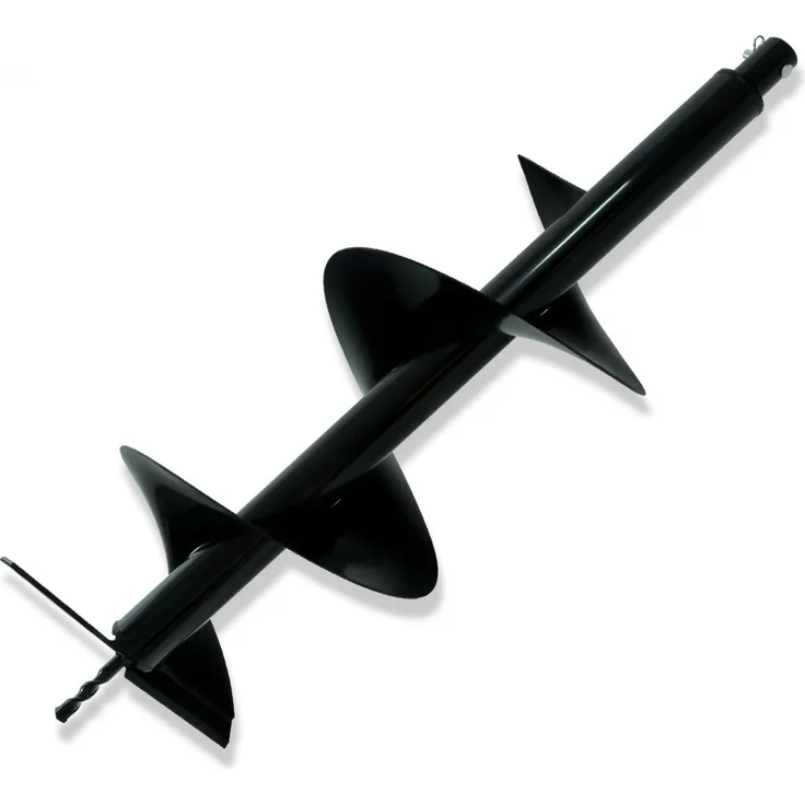 Nemaxx B250 Bohrkopf - Ersatzbohrer für Erdlochbohrer Pfahlbohrer Erdbohrer - Durchmesser: 250mm