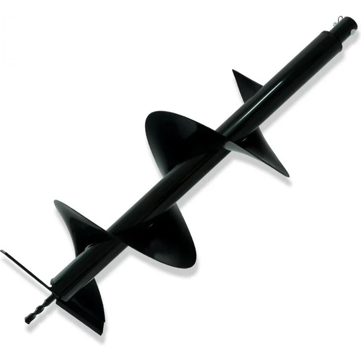 Nemaxx B250 Bohrkopf - Ersatzbohrer für Erdlochbohrer Pfahlbohrer Erdbohrer - Durchmesser: 250mm – Bild 1