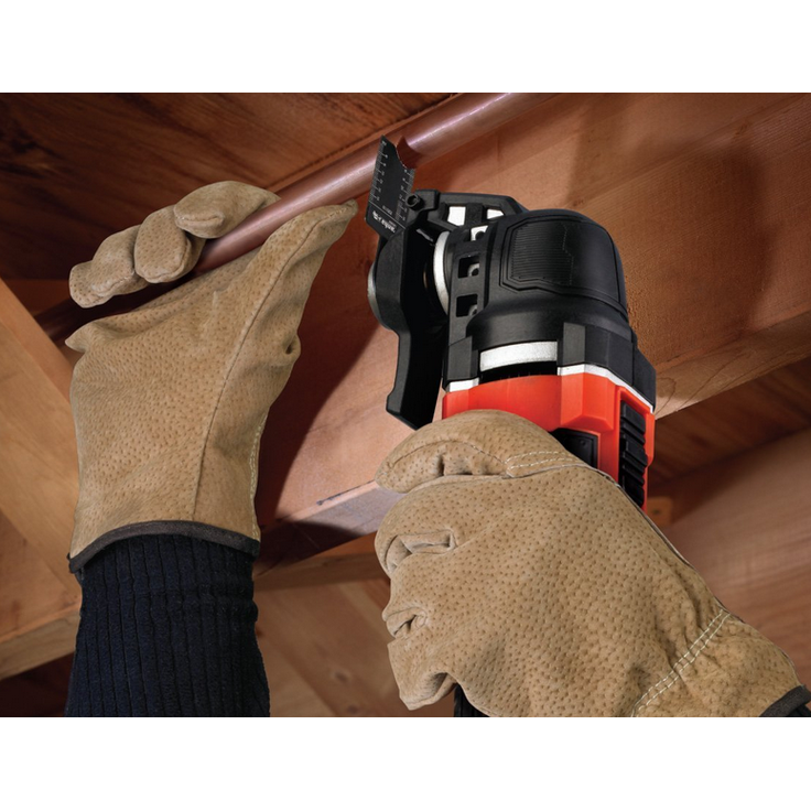 Black plus Decker Multifunktionsgerät MT300KA Mit Adapter für Universalzubehör anderer Hersteller und umfangreichem Zubehör Zubehörwechsel auf Knopfdruck – Bild 8