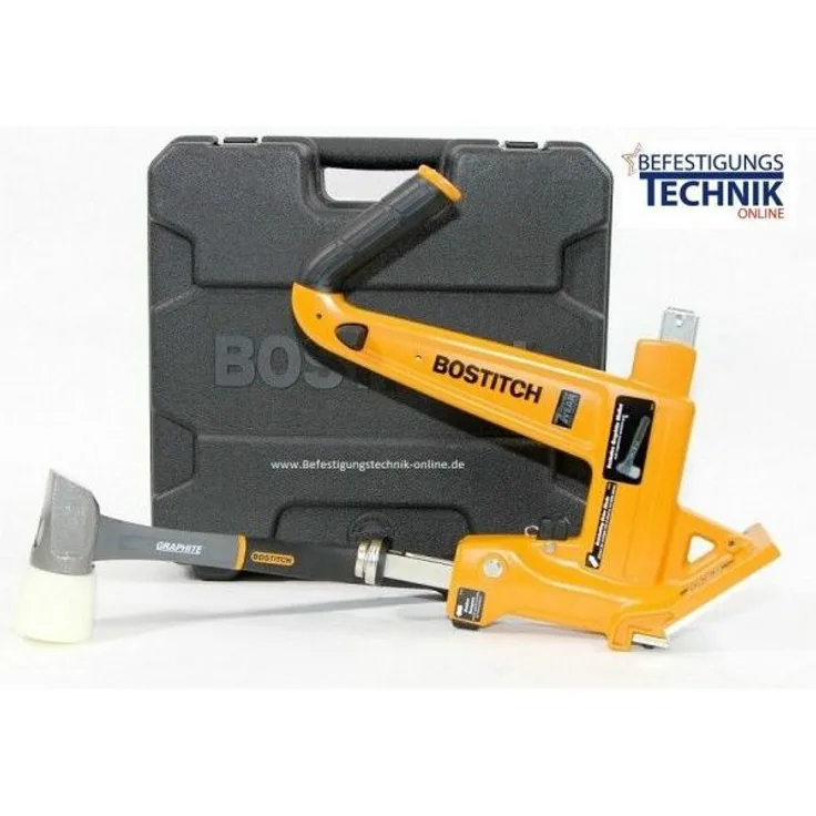 Bostitch Manuel Parkettnagler MFN-201 38-50mm für Parkettnägel FLN-EN10048