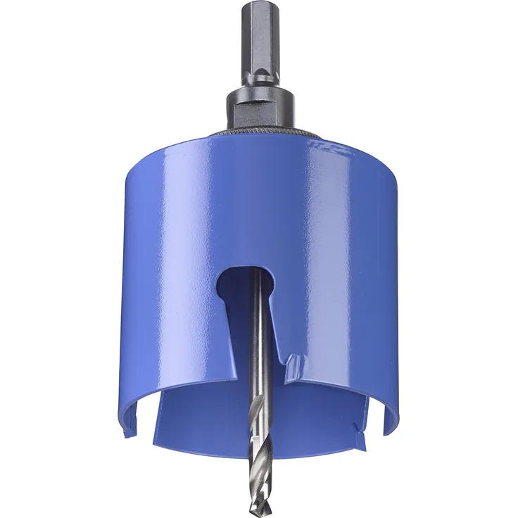 kwb Universal-Lochsäge – 75 mm Durchmesser-Größe, extra scharfe Zähne aus Hartmetall, 8 mm Zentrierbohrer - Preisvergleich