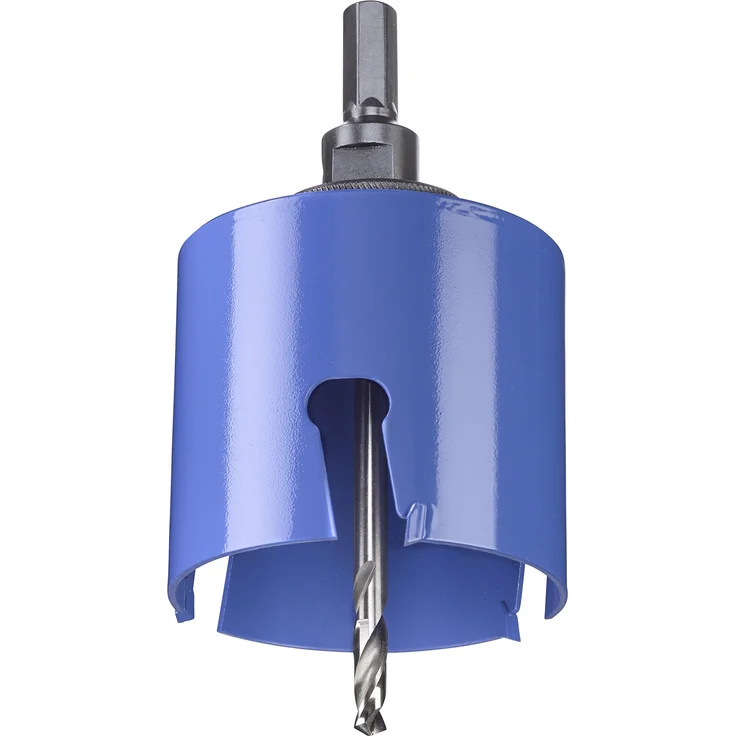 kwb Universal-Lochsäge – 75 mm Durchmesser-Größe, extra scharfe Zähne aus Hartmetall, 8 mm Zentrierbohrer - Preisvergleich – Bild 1