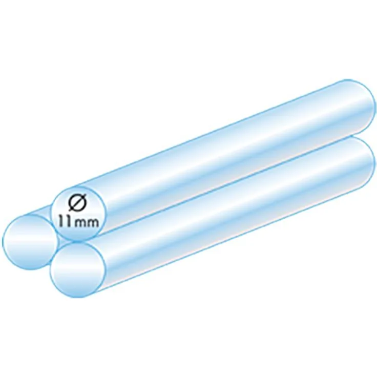 UHU Heißklebepatronen Hot Melt, Transparente Klebepatronen, 11 mm Durchmesser, transparent, 10 kg