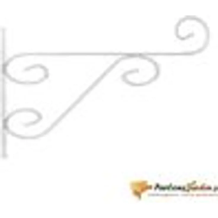 Jardifer Blumenampel-Wandhalter Classic 39cm weiß, Grosses Modell