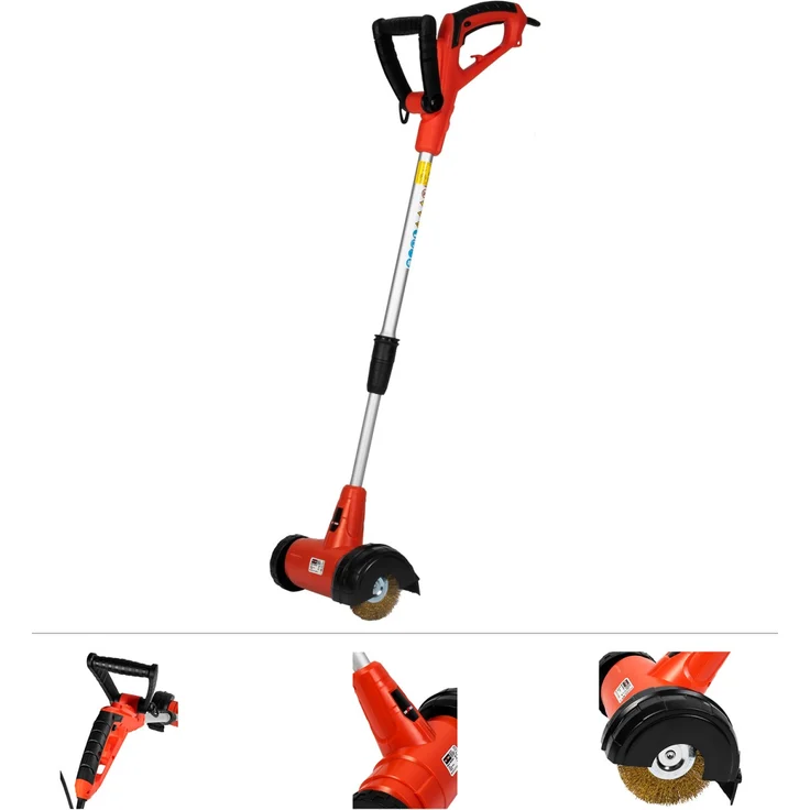 Grafner Elektro Unkrautfugenbürste inkl. 2 Fugenbürsten 400 Watt Fugenreiniger – Bild 1