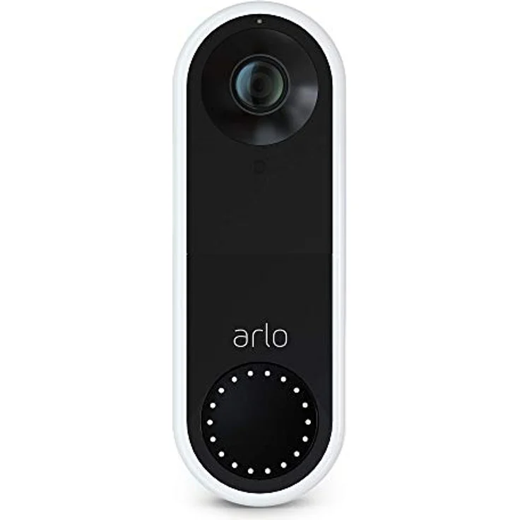 Die neue Arlo Video Doorbell | 1080p HD-Video, 25% größeres Sichtfeld, Paketerkennung, Bewegungsmelder, 2-Wege-Audio, Smart-Sirene, Nachtsicht, Türklingel-Verkabelung erforderlich, AVD1001 – Bild 1