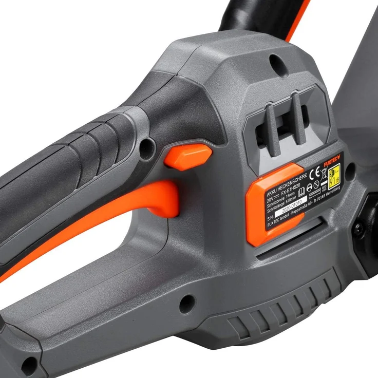 Fuxtec Heckenschere 20V inkl. Akku FX-E1HS20 Elektrischer Heckentrimmer mit Li-Ionen Batterie und Ladegerät  Schnittlänge 52 cm - Preisvergleich – Bild 5