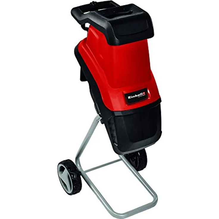Einhell Elektro Messerhäcksler GCKS 2540 2000 W max Aststärke 40 mm 2 Wendemesser große Trichteröffnung Motorschutzschalter Häckselgutfangsack inkl Stopfer Leerlaufdrehzahl 4 500 U min