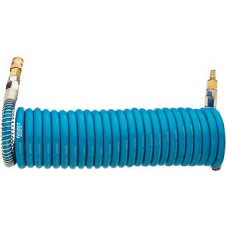 Hazet Druckluft-Spiralschlauch (Länge: 7,62 m, Innendurchmesser: 10 mm, Arbeitsdruck: 10 bar, Polyurethan) 9040S-10