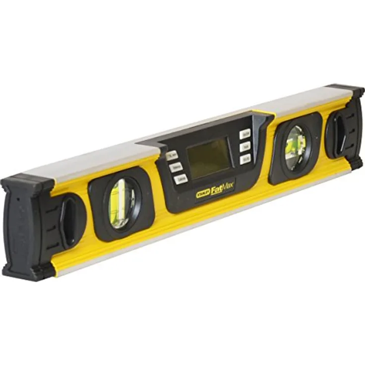 Stanley FatMax Neigungsmesser (digitale Wasserwaage in Grad Prozent mm-m, 40 cm Länge, LCD-Anzeige) 0-42-063