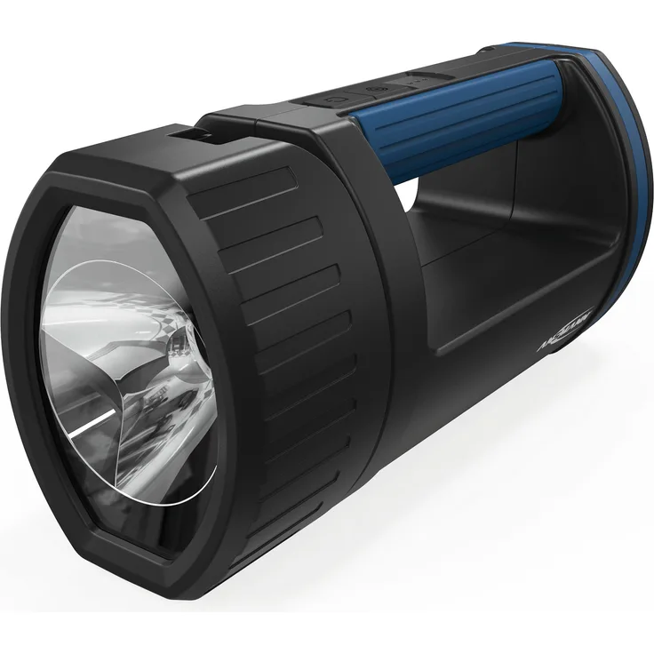 ANSMANN Akku LED Handscheinwerfer Aufladbar - mit 3 Modi 100%, 30%, Blinken