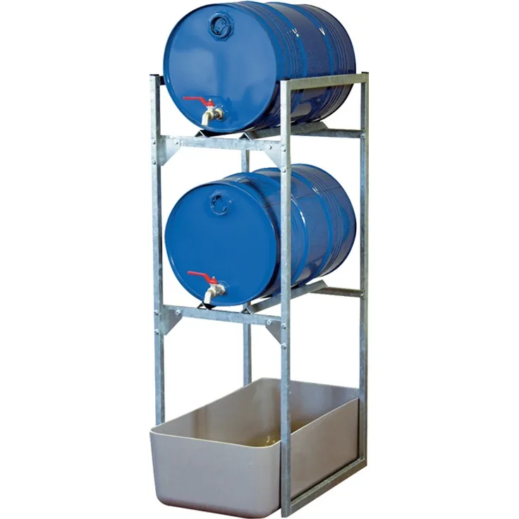 CEMO Fassregal B820xT450mm f.liegende Fasslagerung