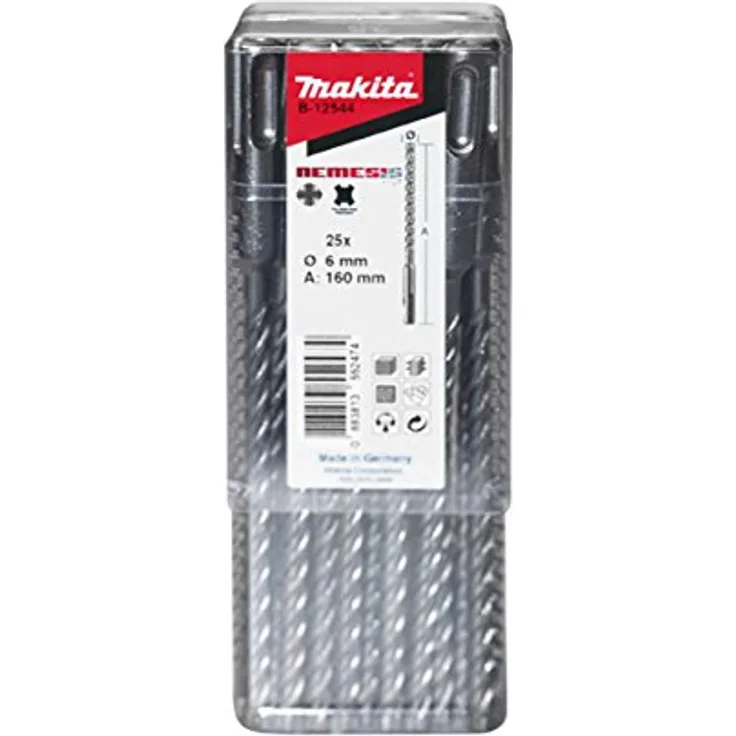 Makita B-12572 SDS-Plus Nemesis Hammerbohrer 6x100x160mm, 5er-Pack