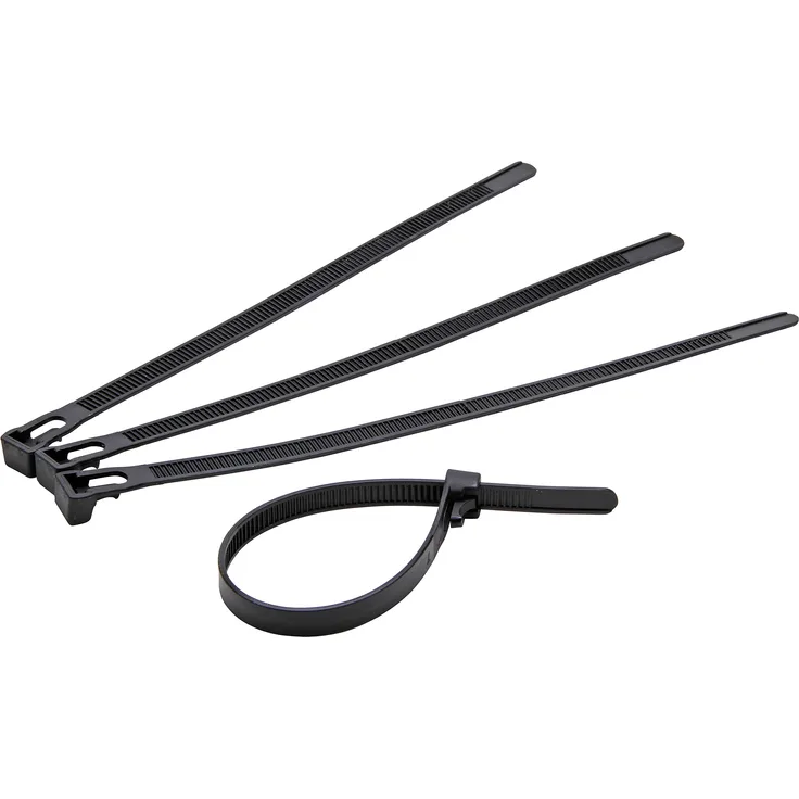 Kopp 99965146 Kabelbinder wiederverschließbar 50 Stück, schwarz