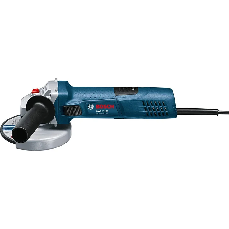 Bosch Professional Winkelschleifer GWS 1400 (1.400 Watt, 125 mm Scheiben-Ø, Aufnahmeflansch, Schutzhaube, Spannmutter, Zweilochschlüssel, im Karton) – Bild 2
