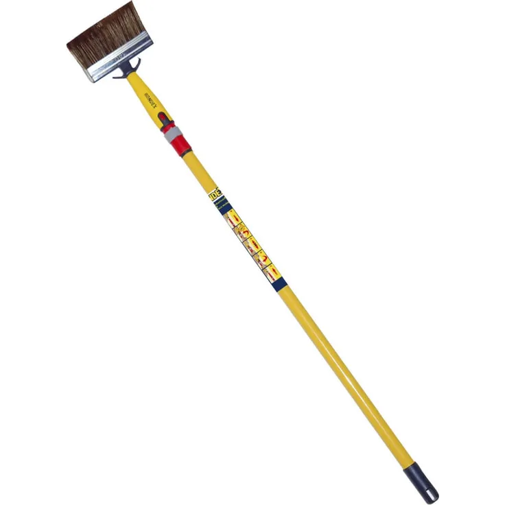 BONDEX softTouch Versiegelungsbürste mit Teleskopstange 14 cm braun Synthetikborste