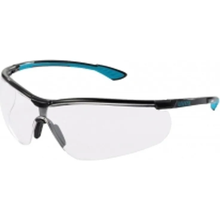 Uvex Sportstyle Schutzbrille - Supravision Extreme -Transparent-Schwarz-Petrol