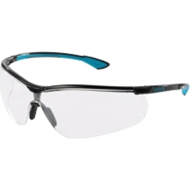 Uvex Sportstyle Schutzbrille - Supravision Extreme -Transparent-Schwarz-Petrol – Bild 1