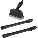 Kärcher Flächenreiniger PS 20 für den Kärcher KHB 6 und KHB 5 (Zwei Verlängerungsrohre, Spritzschutz, 90° drehbar, zwei integrierte Düsen mit Borsten)