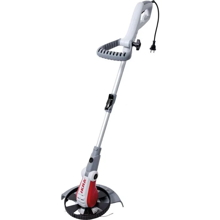 IKRA Elektro Rasentrimmer IGT 600 DA Schnittkreis 32cm 600W Höhenverstellung Vertikalschnitt, 600 Watt Leistung
