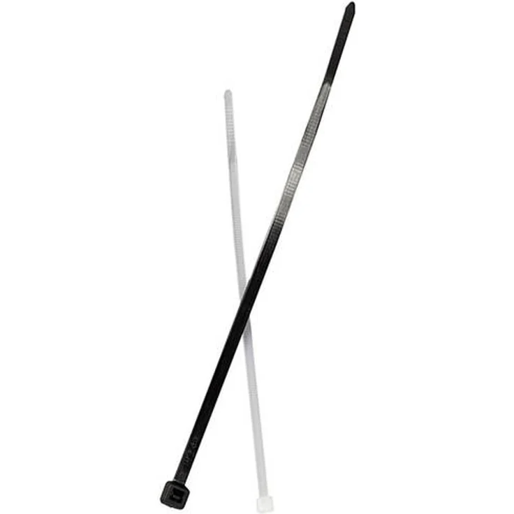 Fischer 37573 UBN Kabelbinder 200mm 3.60mm Schwarz UV-stabilisiert 100St.