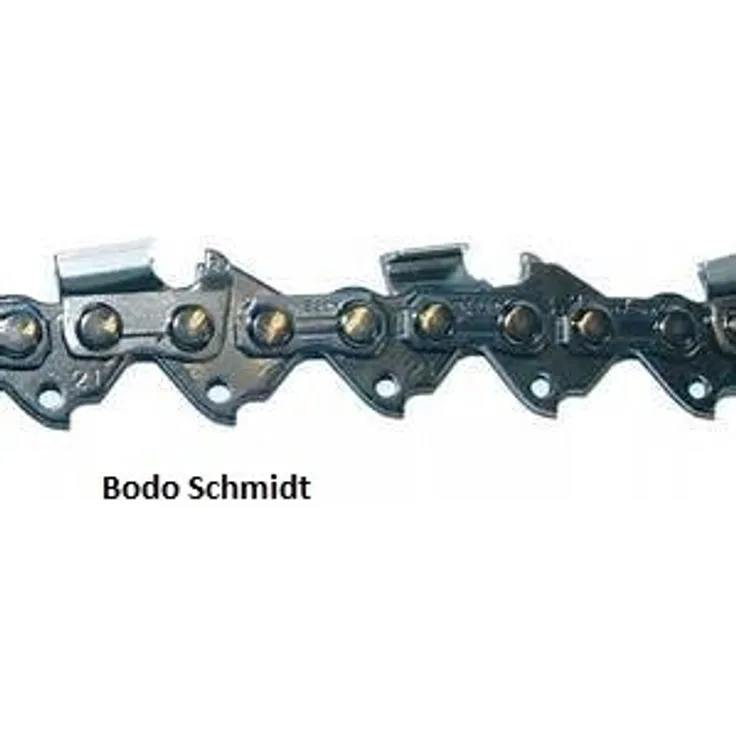 Ratioparts Sägekette 3-8 Zoll, Halbmeissel, 1,3 mm Treibgliedstärke 49 Treibglieder, Schwarz