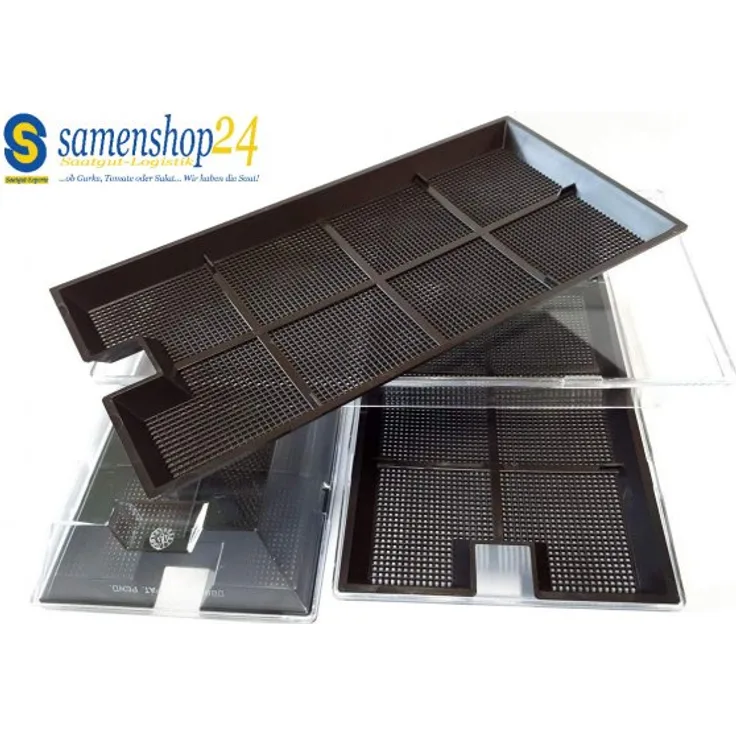 Samenshop24 Keimschalen (3 Stück) Anzucht-SET, (das Original)