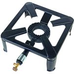 ROTHENBERGER Industrial Hockerkocher inkl. 1,5 m Propan-Gas-Schlauch & Propan-Konstantregler für Camping, Outdoor, 1500001392