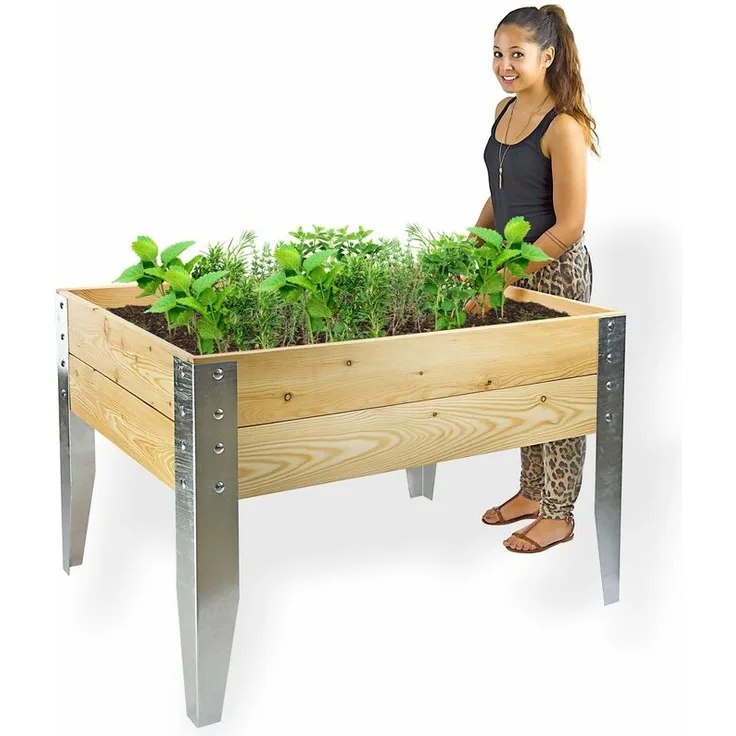 DEMA Hochbeet Kräuterhochbeet Kräuterbeet Beet Riva 117x86x75 cm