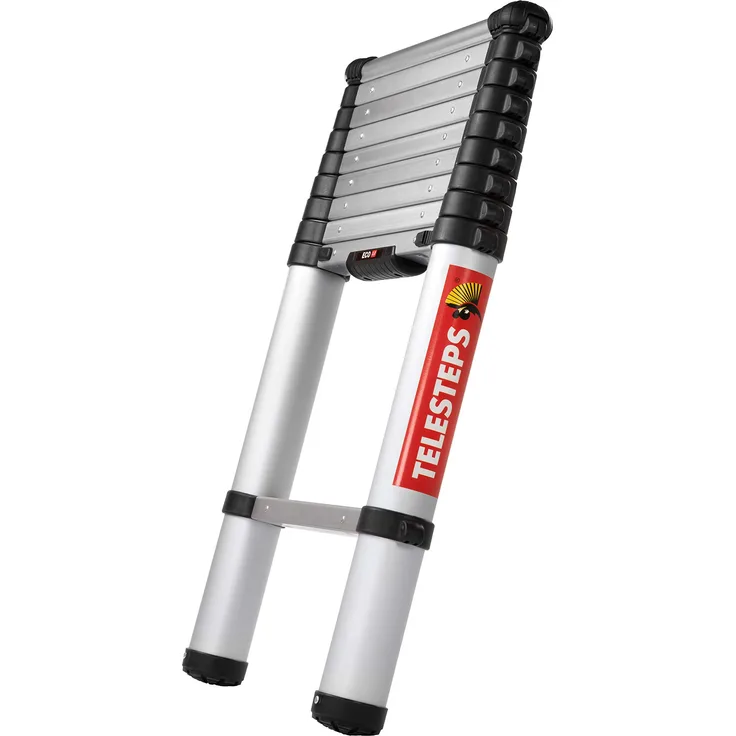 Telesteps Ecoline 20130-501 Teleskopleiter, silber-schwarz, 3 m