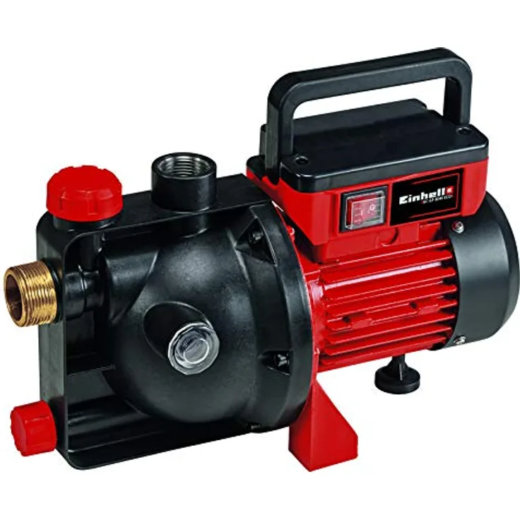Einhell GC-GP 6040 ECO (600 W, max. 3.6 bar, 4000 L-h Fördermenge, Wasserfüllanzeige, klappbarer Handgriff, Wassereinfüllöffnung --ablassschraube, Frostschutz, Thermoschutz)