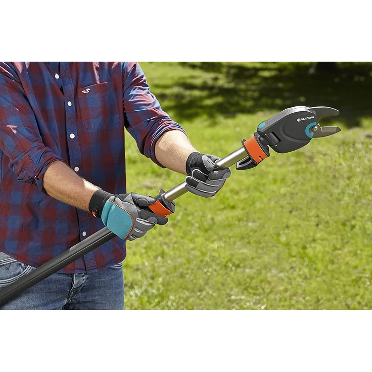 GARDENA Teleskop StarCut 410 plus Teleskop-Baumschneider zum Schneiden von Ästen, Länge 230 - 410 cm, 6,5 m Gesamtreichweite, bis 200° Schnittwinkel 12001-20 – Bild 5