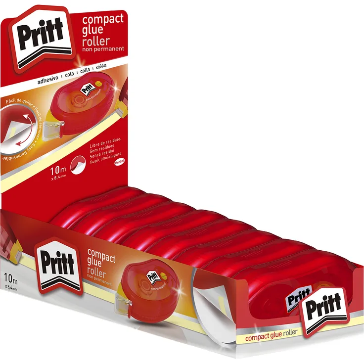 Pritt 2111972 Roller, Ablösbar, 8 Stück, 10 m