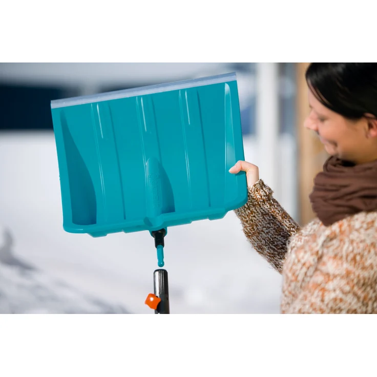 GARDENA Combisystem-Schneeschieber ES 40 (3242-20) Schneeschaufel mit langlebiger Edelstahl-Kante, leichtes Kunststoffblatt, bis -40°C kälteschlagfest, Arbeitsbreite 40 cm - Preisvergleich – Bild 5