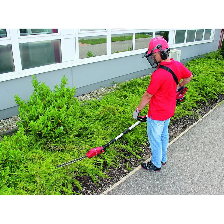 Einhell Akku-Hochentaster und Heckenschere GE-HC 18 Li T Set Power X-Change PXC - Lithium Ionen, 18 V, Teleskop, Schnittlänge Kettensäge 170 mm, Heckenschere 400 mm, inkl. 3,0 Ah Akku und Ladegerät – Bild 3