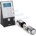 BURG-WÄCHTER Elektronisches Türschloss ENTRYeasy 5602 FS Set, mit Fingerabdruck und Zahlencode, Bedienung per App, Inkl. Zylinder, Bis 118 mm Türstärke