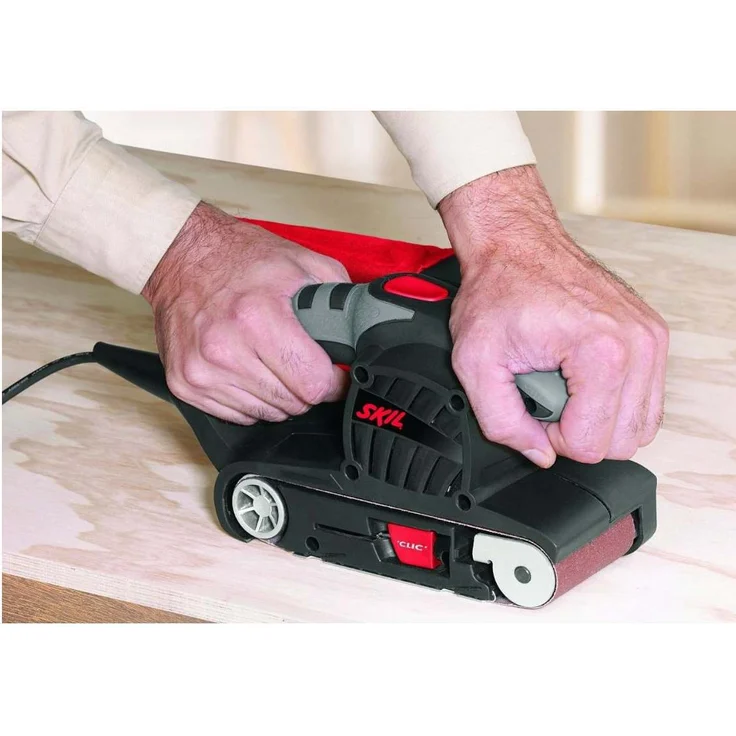 Skil Bandschleifer 1210 AA (650 W, 76 x 457 mm, automatische Bandzentrierung) – Bild 2