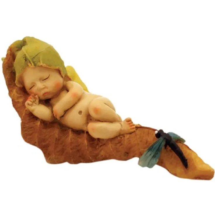 Top Kollektion Enchanted Story Fairy Garden Fairy Baby Schlafsack mit Libelle Outdoor Statue